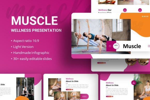 Build Stronger Visuals with the Muscle Wellness Presentation Template