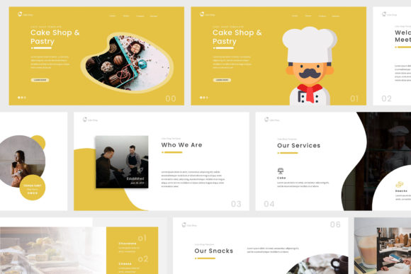 Cake Shop Powerpoint Presentation: A Template for Sweet Success