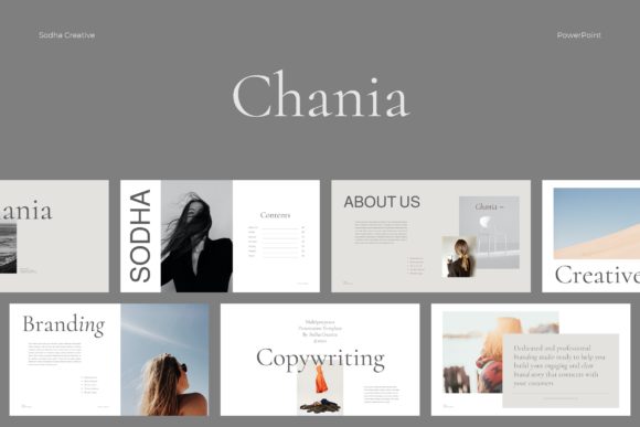 CHANIA PowerPoint Template: Crafting Visual Narratives That Resonate