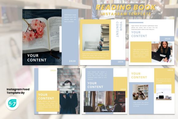 Designing a Cozy Feed: The Reading Book Instagram Template