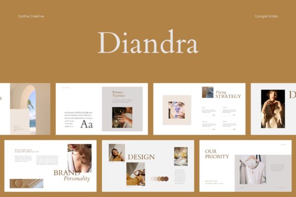 Diandra Google Slides Template: Build Your Brand Narrative