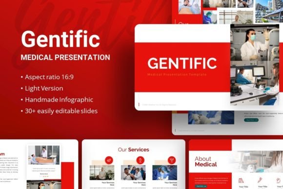 Gentific: A Modern Medical and Corporate Presentation Template