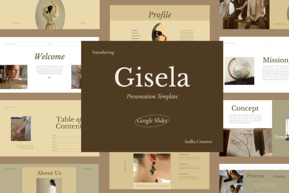 GISELA: A Modern Template for Effortless Brand Storytelling