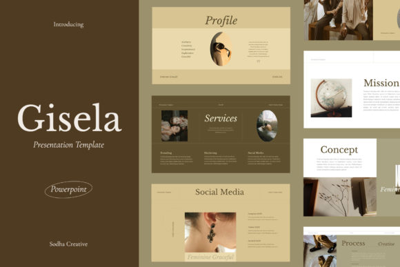 GISELA - Google Slides Template: Crafting Visual Stories with Ease