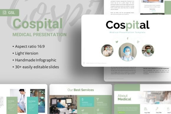 Google Slides - Cospital: Crafting a Professional Brand Identity