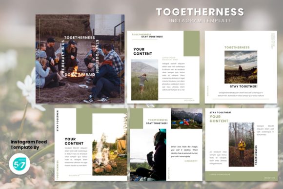 Instagram Feed Template: Togetherness for Cohesive Content