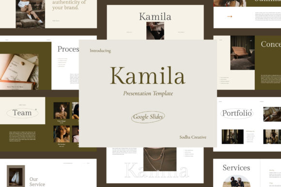 Kamila - Google Slides Template: A Guide to Elegant Branding