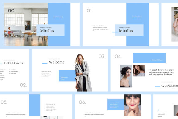 Mirallas Brand Guidelines Keynote: A Template for Modern Branding