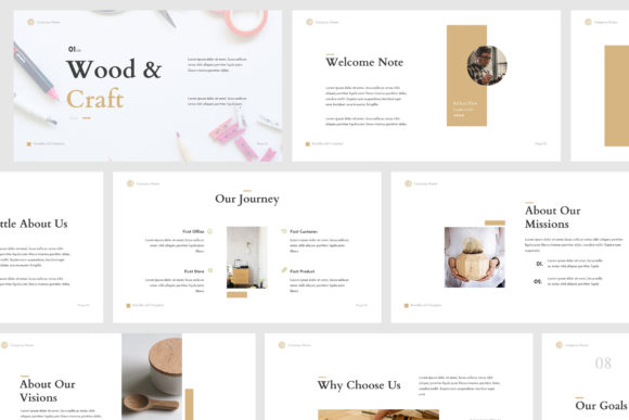 Wood & Craft PowerPoint Template: Your Key to Standout Presentations